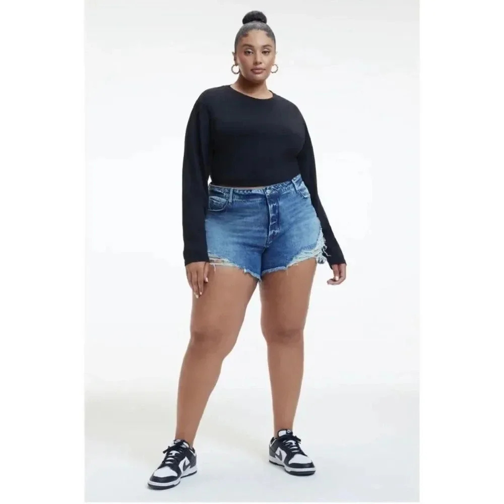 Good American I Bombshell Shorts Ss 20 NWT
